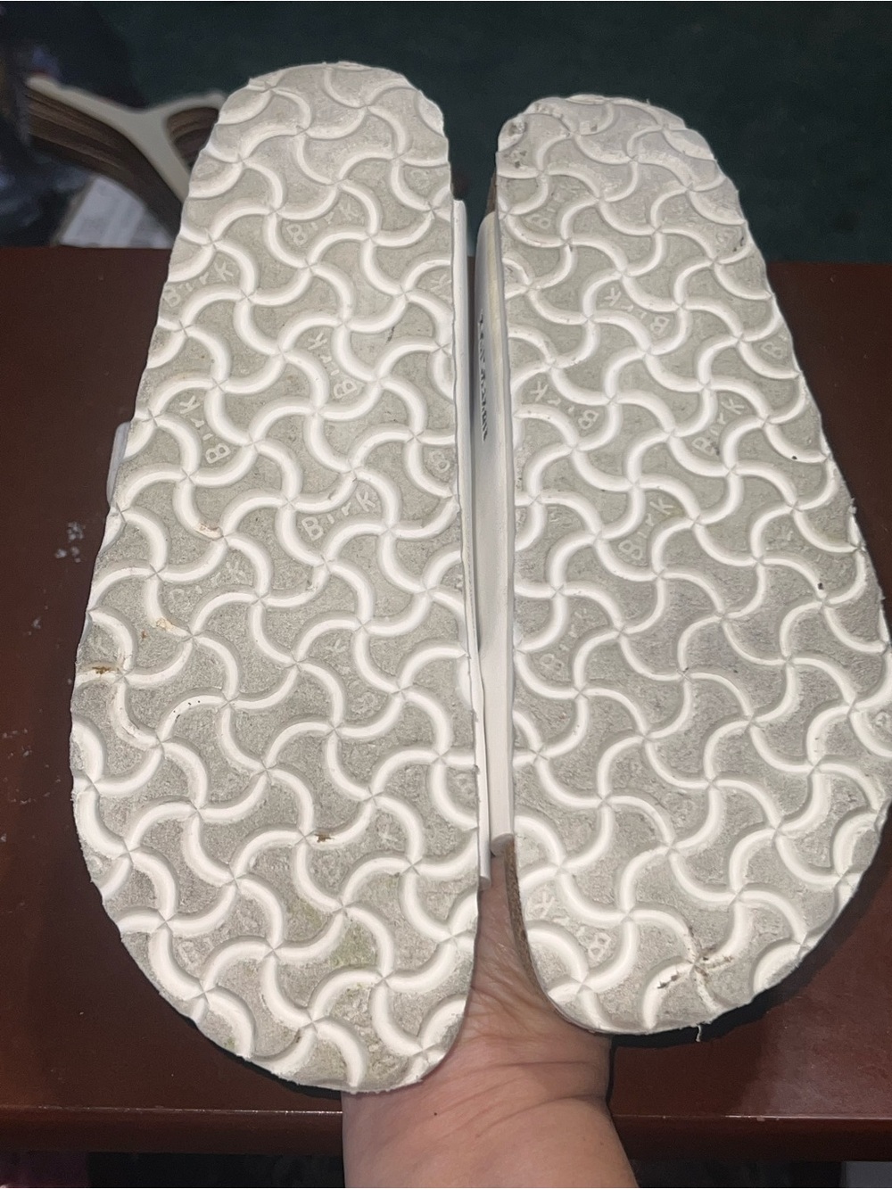 Birkenstock White Arizona Double-Buckle Sandals - Picture 4 of 4